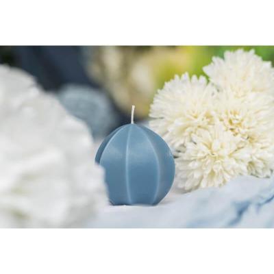 13865 bougie bleu acier carambole