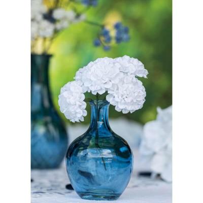 13915 decoration mini fleur hortensia blanche