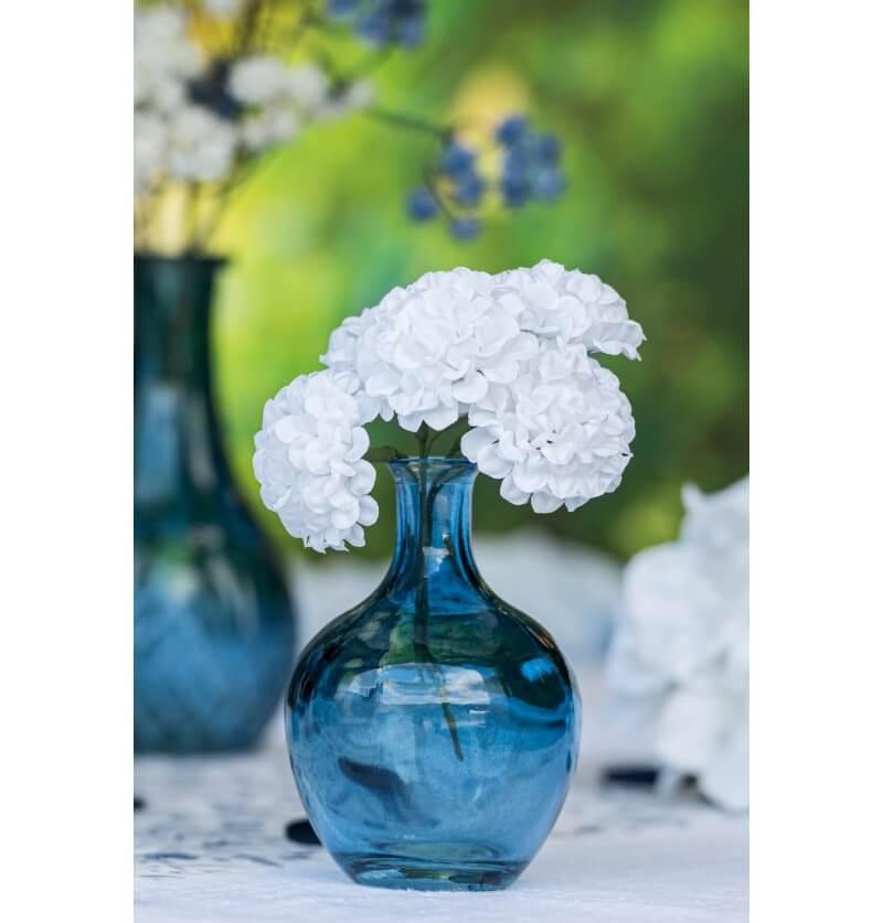 13915 decoration fleur hortensia blanche