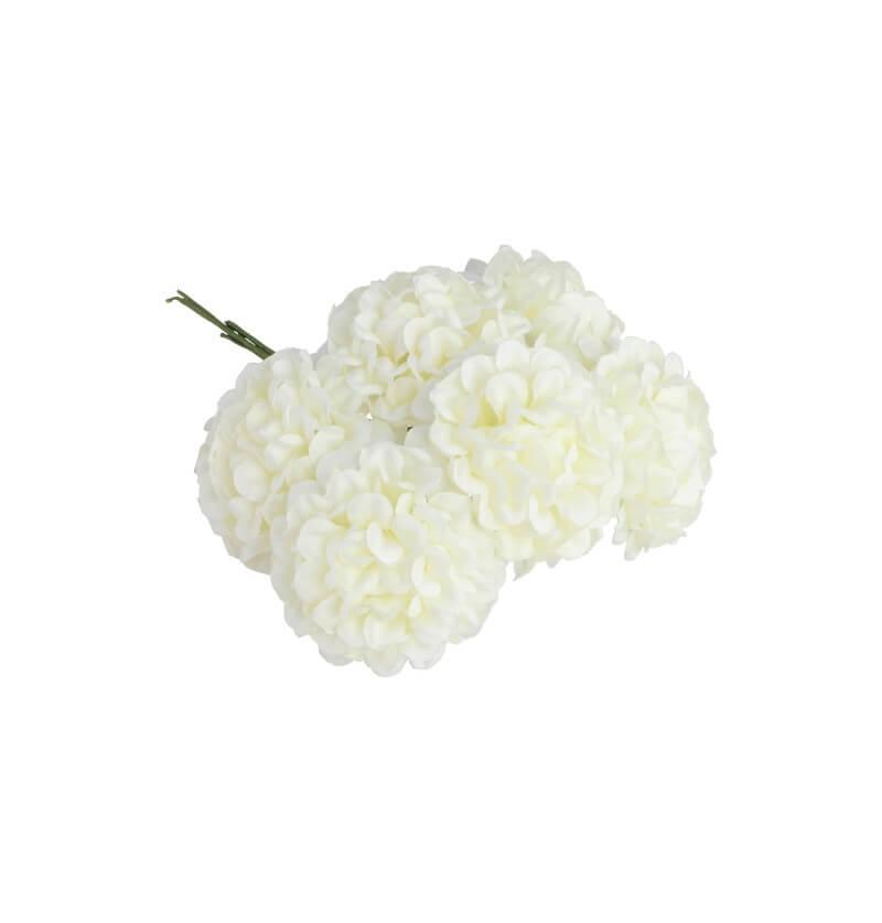 13915 mini fleur hortensia ivoire