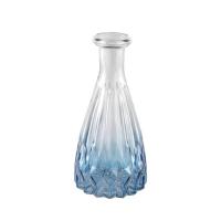 13918 vase alexandrine verre degrade bleu