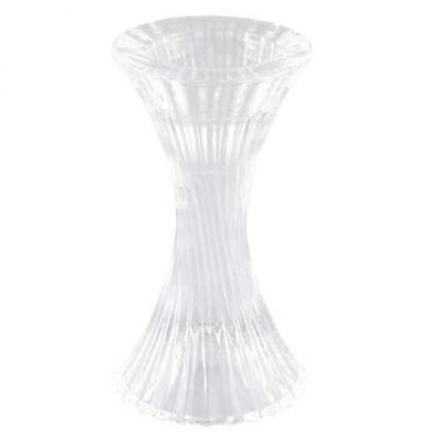 14009 decoration bougeoir verre flambeau double hyperbole