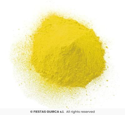 14014 article de fete canon a poudre jaune 30cm