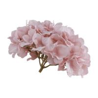 14046 decoration florale tete hortensia vieux rose 20cm x 11cm