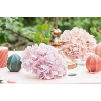 14046 fleur decorative tete hortensia vieux rose 20cm x 11cm