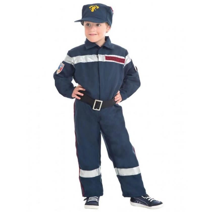 Costume sapeur pompier 9 à 10 ans (140cm) REF/C4109140