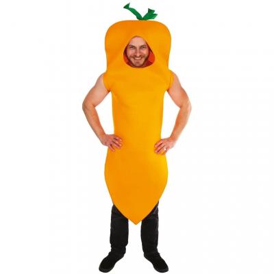 Costume adulte carotte orange taille unique femme ou homme (x1) REF/15376