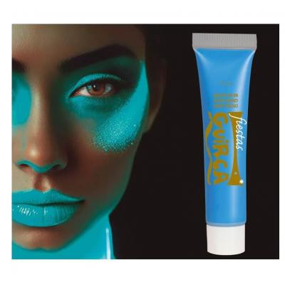 15659 tube creme maquillage bleu fluo