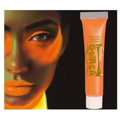 15662 tube creme maquillage orange fluo