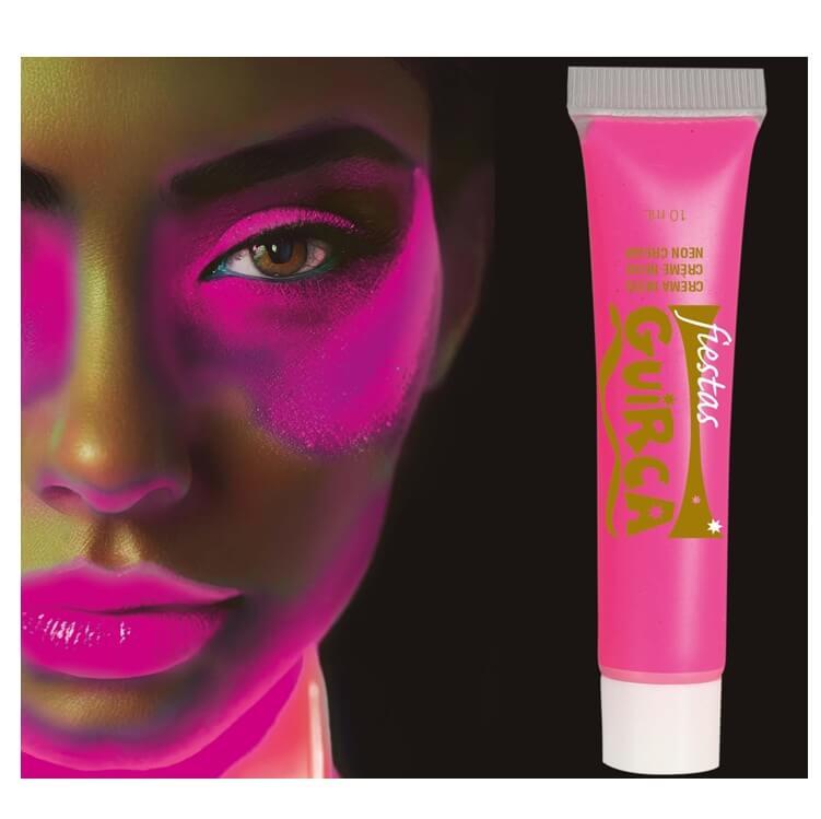 15663 tube creme maquillage rose fluo
