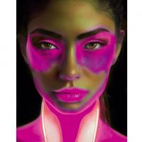 15663 tube de creme maquillage rose fluo