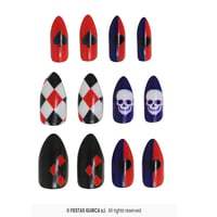 15866 magasin pas de calais fete halloween maquillage faux ongles harley dangerous