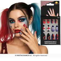 15866 magasin pas de calais halloween maquillage faux ongles harley dangerous