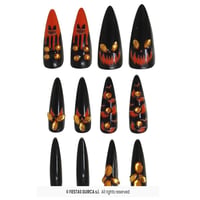 15952 boutique pas de calais fete halloween maquillage faux ongles strass citrouille