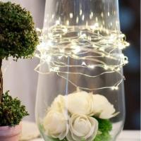 1660 guirlande 10 mini led blanc chaud de 1m