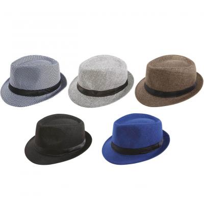 1 Chapeau adulte Borsalino REF/16630 Couleur aléatoire (Accessoire déguisement)