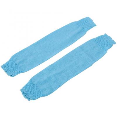 16842 accessoire de deguisement paire de guetres jambieres bleu ciel fluo