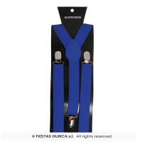 16961 accessoire de deguisement bretelle bleue royal