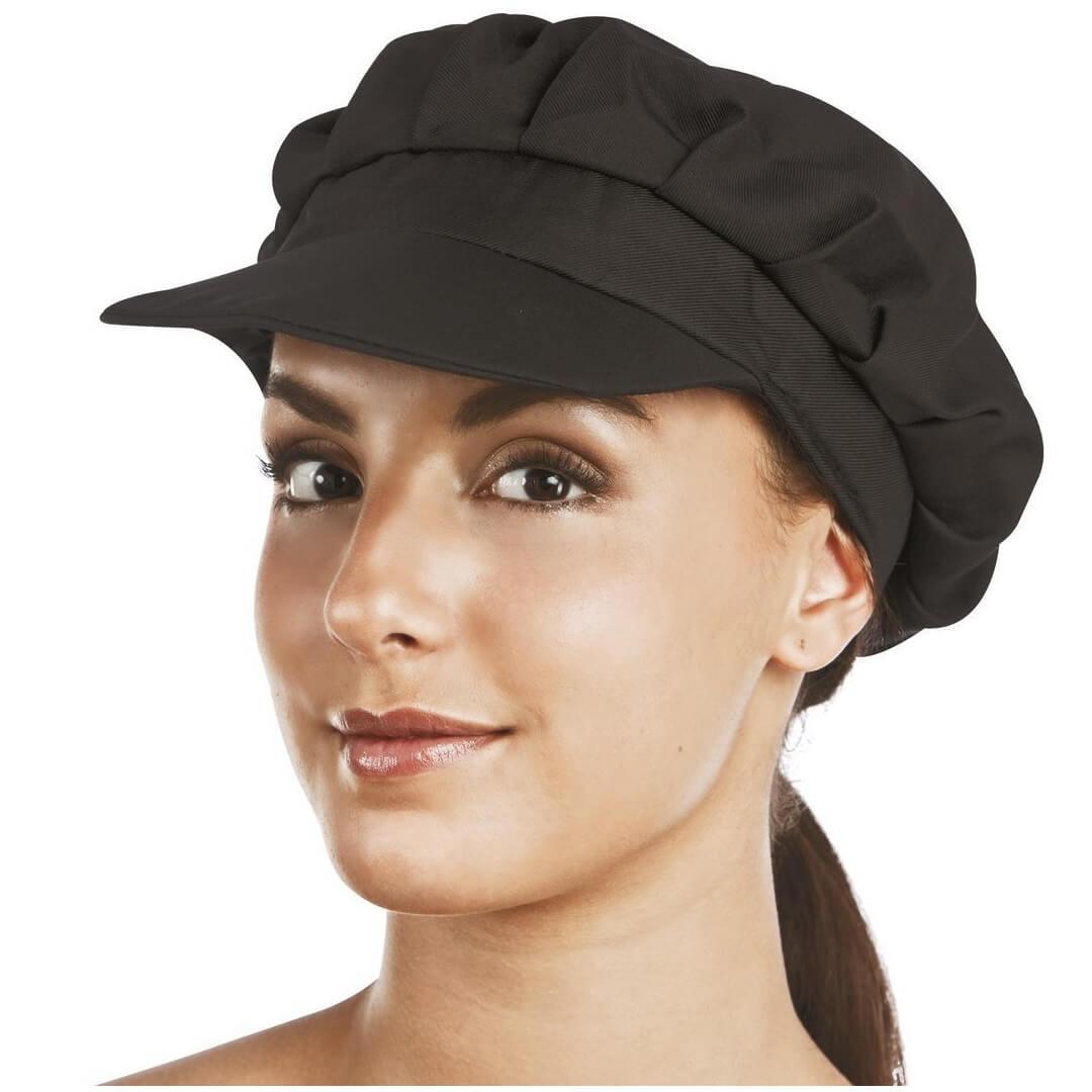 17118 accessoire de deguisement casquette gavroche noire adulte