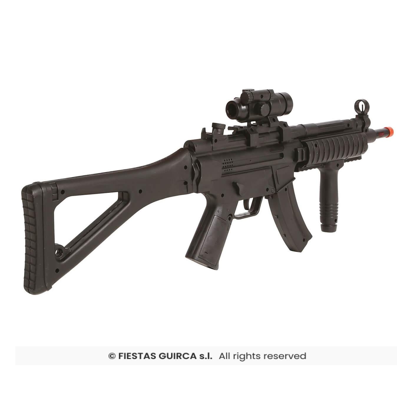 17611 accessoire de deguisement arme factice fusil d assaut swat