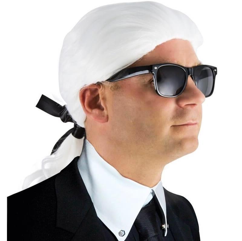 18036 accessoire de deguisement perruque blanche karl