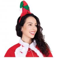 18141 serre tete bonnet lutin de noel adulte