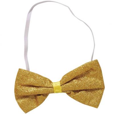 18806 accessoire de deguisement dore or noeud papillon