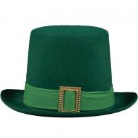 20042 accessoire deguisement fete st patrick chapeau vert haut de forme