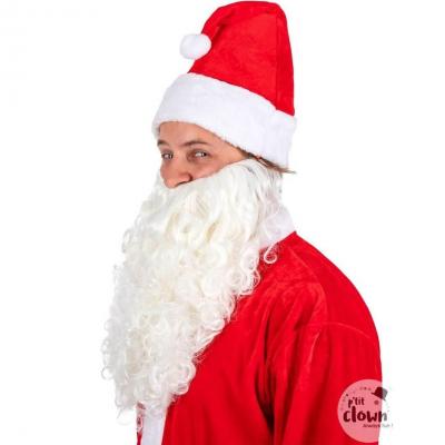 20162 accessoire deguisement barbe blanche pere noel