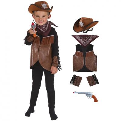 Set Cowboy d'Amérique REF/21010 (1 Kit d'accessoires de déguisement enfant)