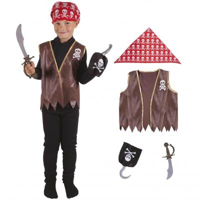 Set Pirate REF/21011 (1 Kit d'accessoires de déguisement enfant)