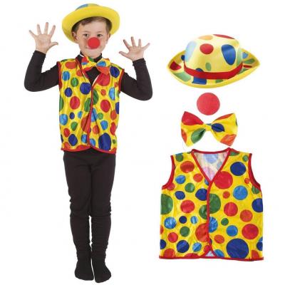 Set Clown REF/21012 (1 Kit d'accessoires de déguisement enfant Cirque)