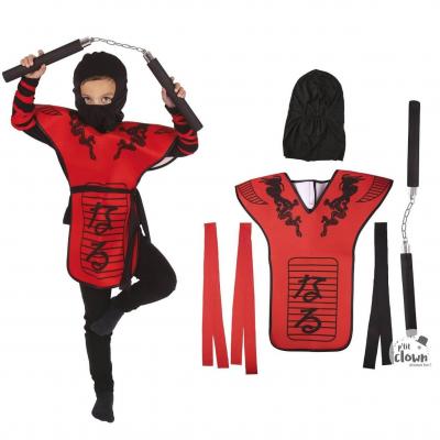 Set Ninja REF/21017 (1 Kit d'accessoires de déguisement enfant)