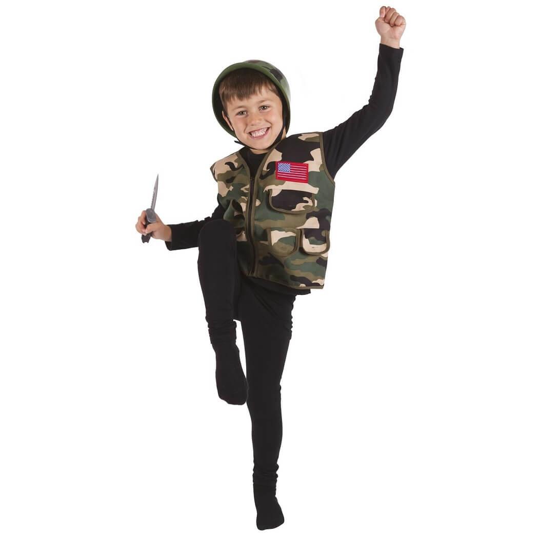 21018 set accessoire deguisement enfant militaire