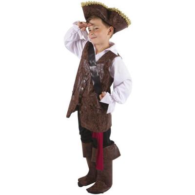 Costume Pirate 5/6 ans REF/21027 (Déguisement complet enfant garçon)