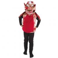 Cape deguisement enfant Dragon rouge - 3/4 ans