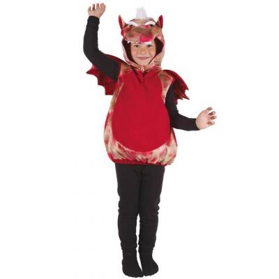 Costume Dragon Rouge REF/21061 (Déguisement enfant 5 à 6 ans)