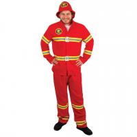 21098 costume deguisement homme adulte pompier taille s m