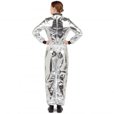 21108 taille s m costume adulte femme astronaute argent