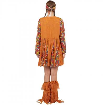 21110 deguisement costume adulte femme hippie taille sm