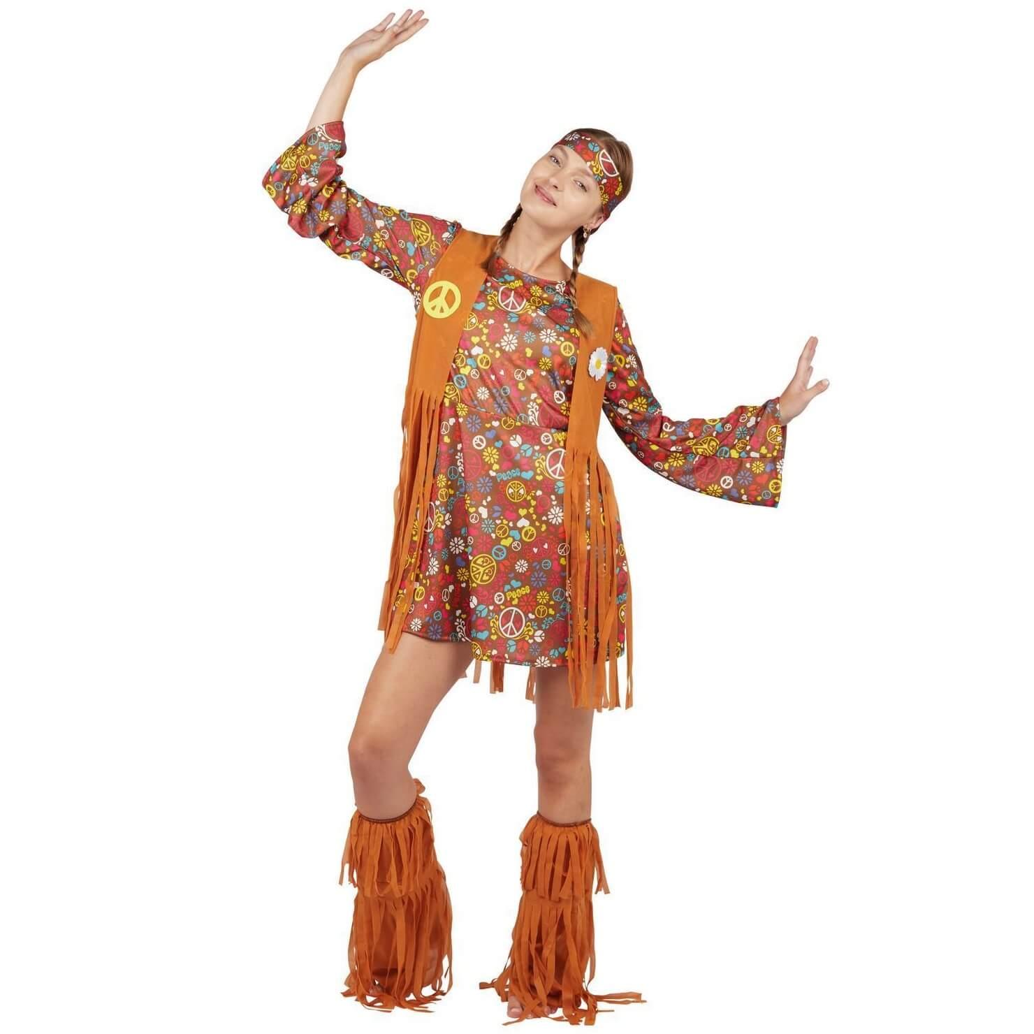 Costume adulte femme Hippie S/M REF/21110