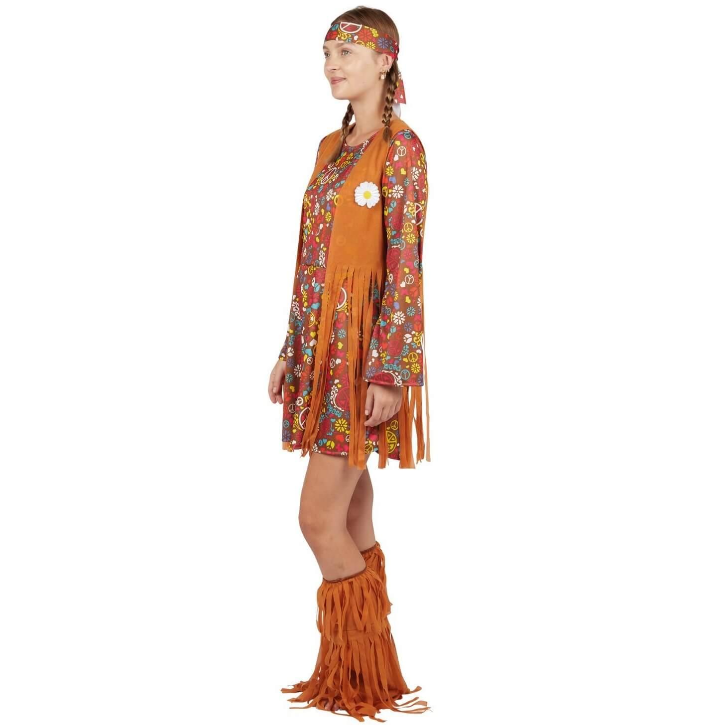 Costume adulte femme Hippie L/XL REF/21111