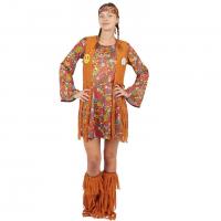 21111 deguisement costume adulte femme hippie taille l xl