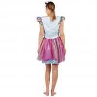 21150 taille s m costume deguisement femme licorne arc en ciel