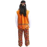 21158 taille s m costume hippie homme multicolore