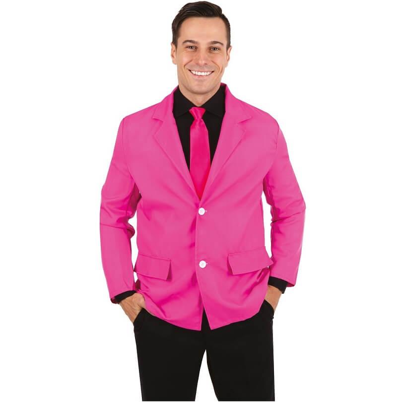 Cravate rose fluo REF/21162 (Accessoire de déguisement)