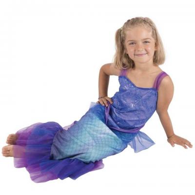 21185 age 7 a 9ans costume fille sirene enfant