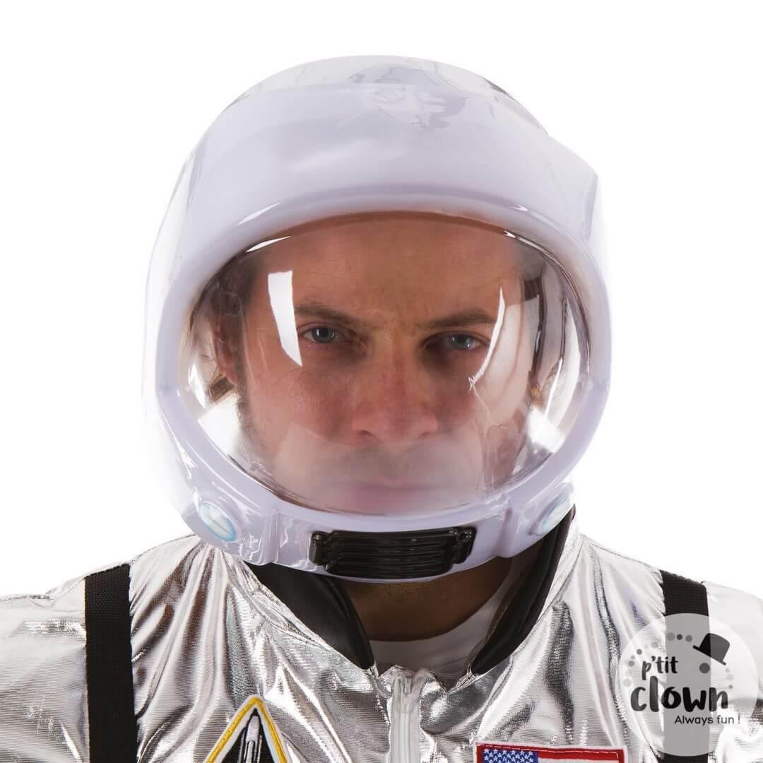 21200 accessoire de deguisement casque adulte astraonaute