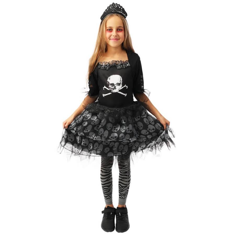 Costume Pirate 10/12 ans REF/22009 (Déguisement Halloween fille)