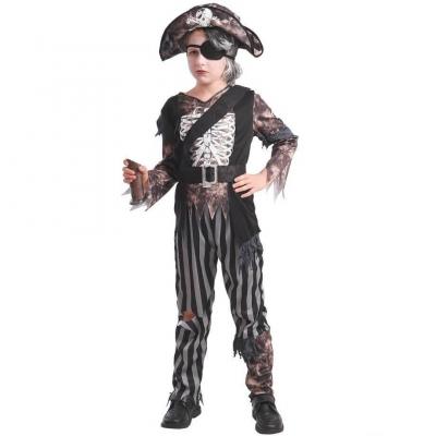 22091 5ans 6ans costume deguisement halloween pirate enfant squelette garcon